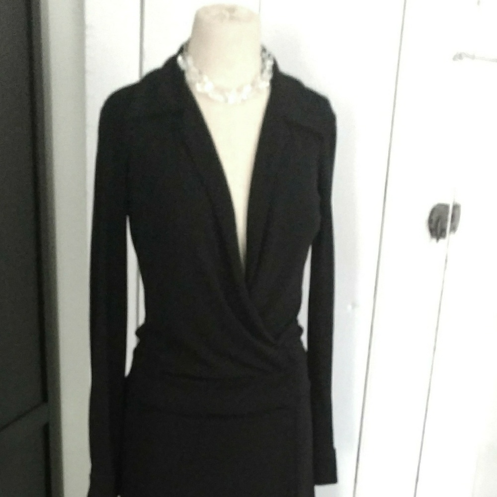 Black Wrap Dress